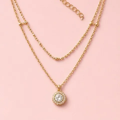 Layered Pendant Necklace